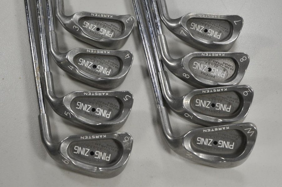 Ping Zing 3-W Iron Set Black Dot Right JZ Stiff Flex Steel # 210727