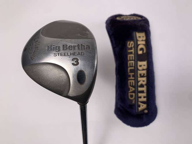 Callaway Steelhead 3 Fairway Wood 15* Memphis "10" 98 Regular Steel Mens RH HC