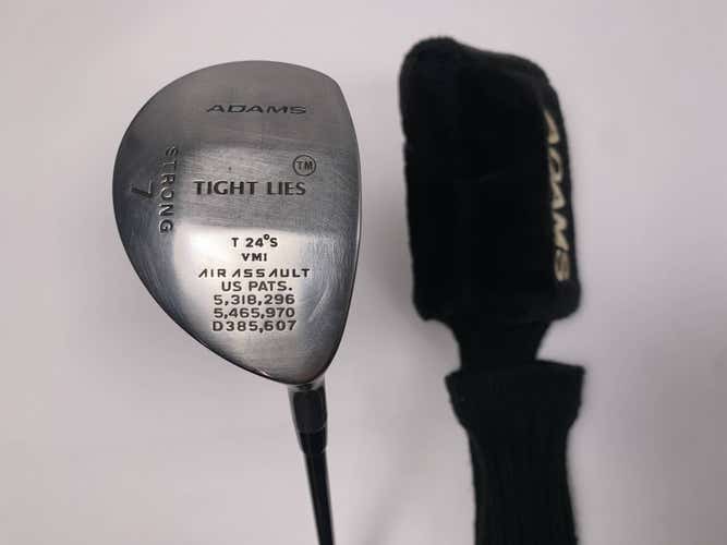 Adams Tight Lies 1998 7 Strong Fairway Wood 24* Regular Graphite Mens RH HC