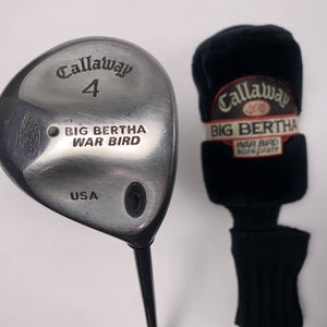 Callaway Big Bertha Warbird 4 Fairway Wood 17* RCH 90 R RH HC