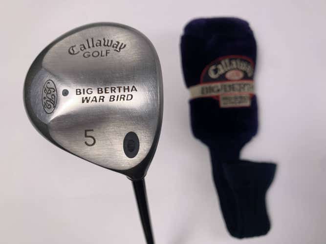 Callaway Big Bertha Warbird 5 Fairway Wood 18* RCH 96 Firm Graphite Mens RH HC