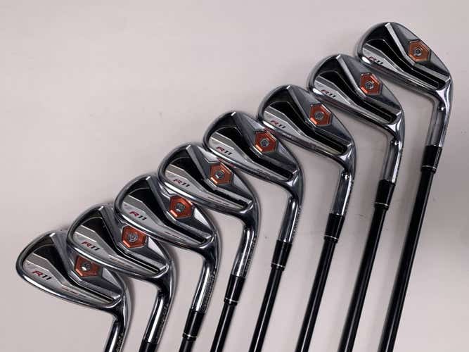 TaylorMade R11 Iron Set 4-PW+GW Fujikura Motore 65g Regular Graphite Mens RH