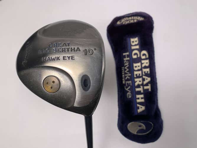 Callaway Hawkeye Driver 10* Hawk Eye UL Regular Graphite Mens RH HC