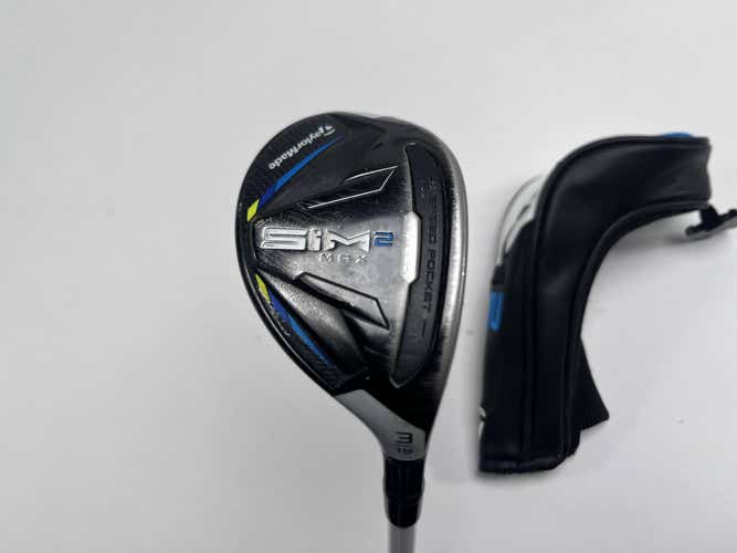 TaylorMade SIM2 MAX Rescue 3 Hybrid 19* LAGP Tour AXS 85g Stiff RH HC