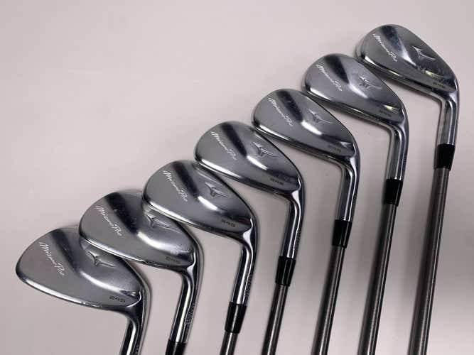 Mizuno Pro 245 Iron Set 4-PW AeroTech SteelFiber i110 CW Stiff Graphite Mens RH