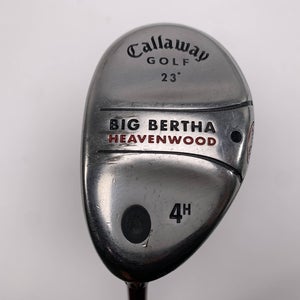 Callaway Big Bertha Heavenwood 4 Hybrid 23* RCH 75w Regular Graphite Mens LH