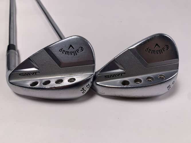 Callaway Jaws Full Toe Raw Face Chrome Wedge Set 54*12 | 58*10 Tour Issue VSS RH