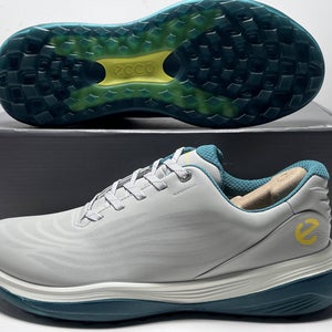 Ecco Golf LT1 Golf Shoes Gray Green Men's SZ 9-9.5 (132264 01379)