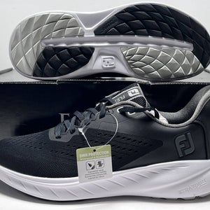 FootJoy FJ Flex XP Golf Shoes Black White Women's SZ 8.5 (95449)