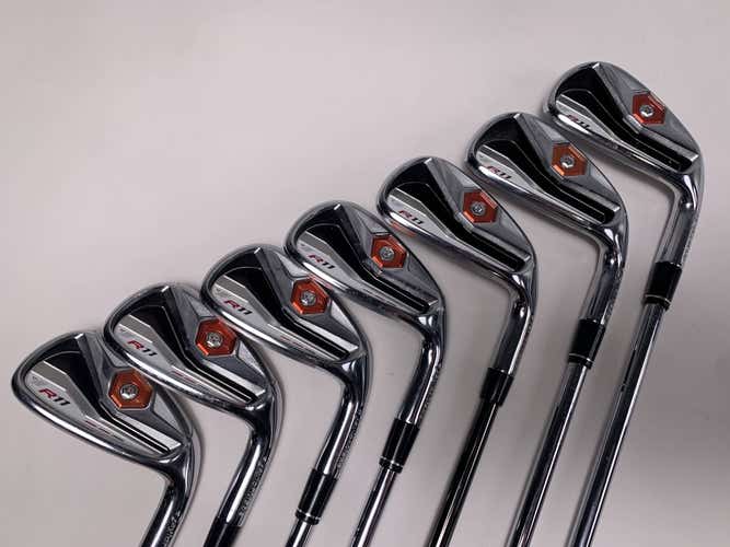 TaylorMade R11 Iron Set 5-PW+AW KBS Regular Steel Mens RH +1/2"