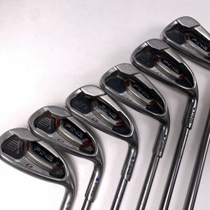 Ping G20 Iron Set 7-PW+SW+LW Blue 1* Up TFC 169I Soft Regular Senior Graphite RH