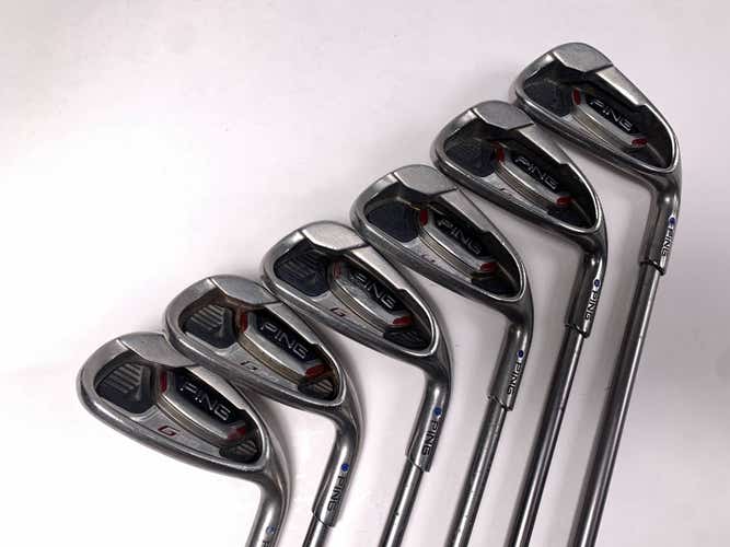 Ping G20 Iron Set 7-PW+SW+LW Blue 1* Up TFC 169I Soft Regular Senior Graphite RH