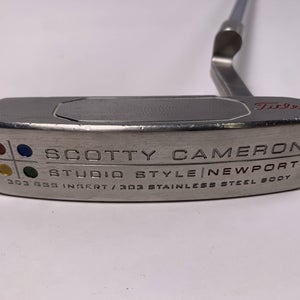 Scotty Cameron Studio Style Newport Putter 35" SuperStroke Pistol 2.0 Mens RH