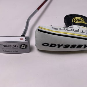 Odyssey White Hot OG 23 Double Wide Putter 34" Mens RH HC