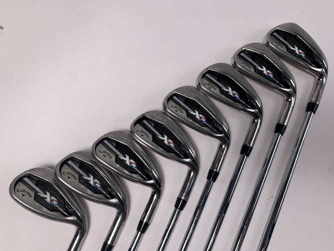 Callaway XR Iron Set 4-PW+AW True Temper Speed Step 80g Regular Steel Mens RH