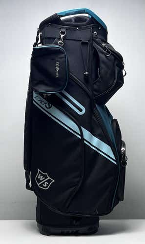 Wilson EXO Cart Bag Black 14-Way Divide Single Strap Golf Bag