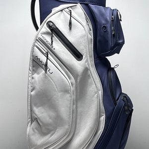 Maxfli Honors + Cart Bag White 14-Way Divide No Strap Golf Bag