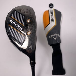 Callaway Mavrik 4 Hybrid 20* Project X Catalyst 6.0 75g Stiff Mens RH HC