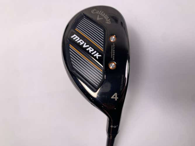 Callaway Mavrik 4 Hybrid 20* Project X Catalyst 5.5 65g Regular Graphite Mens RH