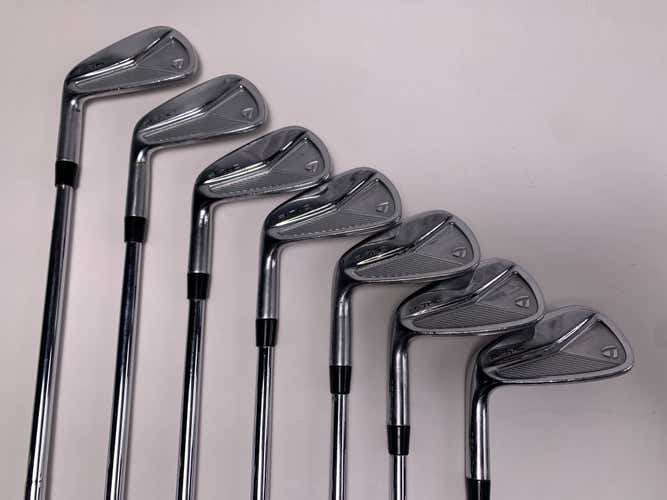 LEFTY TaylorMade P7MC 2021 Iron Set 4-PW DG X100 Tour Issue Extra Stiff Steel LH