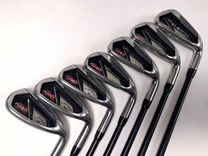Callaway Razr X Iron Set 6-PW+AW+SW 75g Regular Graphite Mens RH
