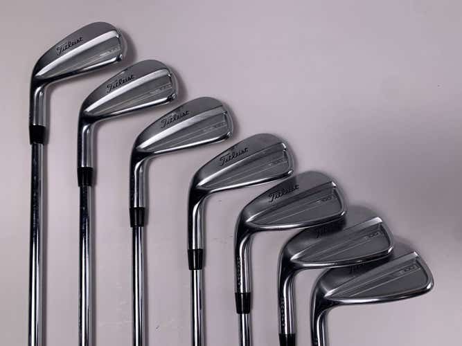 LEFTY Titleist T100 2023 Iron Set 4-PW True Temper DG X100 Extra Stiff Steel LH