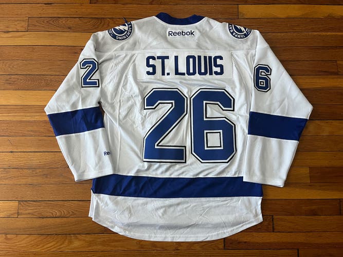Martin St. Louis Tampa Bay Lightning Reebok Premier Jersey Size L MSRP $180