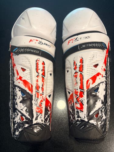 Junior CCM JetSpeed FT6 Pro 12" Shin Pads (Used)