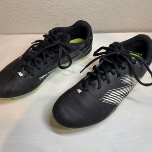 Black Men's Size M 7.5 (W 8.5) Adult New Balance Low Top Lacrosse Cleats (Used)