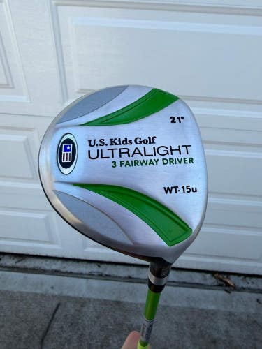 US Kids Ultralight WT-15u Fairway Driver 21 57" Youth Flex +HC MINT