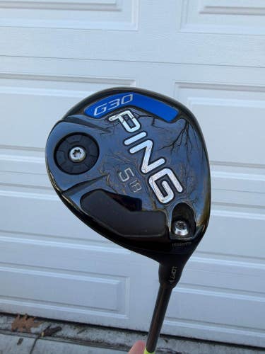 Ping G30 5-Wood 18 TFC 80 Senior Flex 41.75 +HC VERY NICE