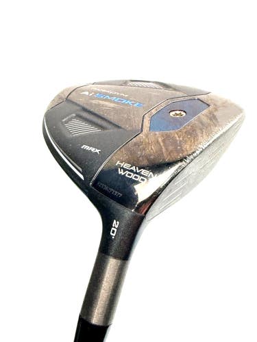 Callaway Ai Smoke Max Heavenwood 7 Wood 20 HZRDUS Smoke RDX Black 60g Regular