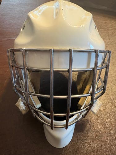 2022 XS White T3 Sportmask Goalie Mask