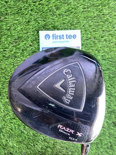 Callaway RAZR X Black Driver 10.5* With Motore F8 Regular Graphite Shaft 46