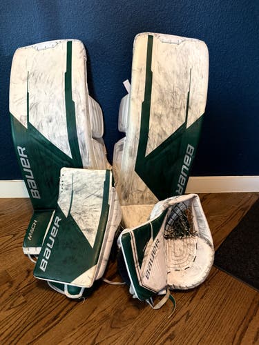 Medium Bauer Mach/Ultrasonic Regular Goalie Full Set Pro Stock (Used) - Matt Murray Texas Stars