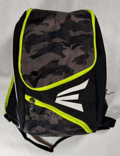 Easton Game Ready Youth Backpack - Camo/Neon Yellow