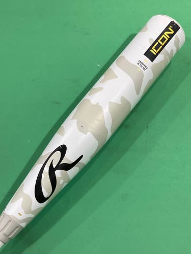 2025 Rawlings Icon Composite Bat USSSA Certified (-10) Composite 20 oz 30" (Used)