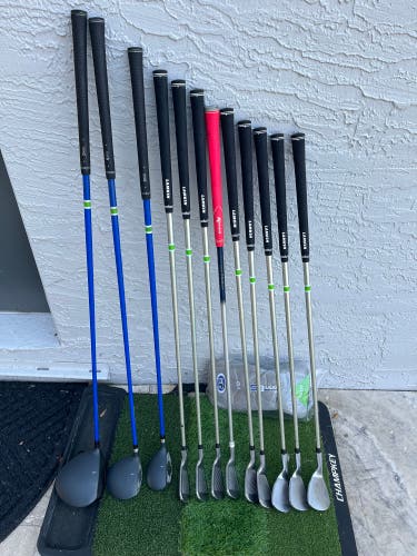 US Kids Golf Tour Series 57” Right Handed Clubs (Full Set) Junior 12 clubs 3 wedges new head covers