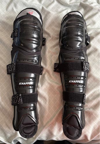Knapper Ball Hockey Protective Gear AK5 Shin Guard Senior 13" Shin Pads (Used)