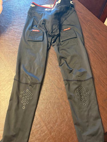 Black Large Boys CCM Compression pants size Jr. Large (Used)