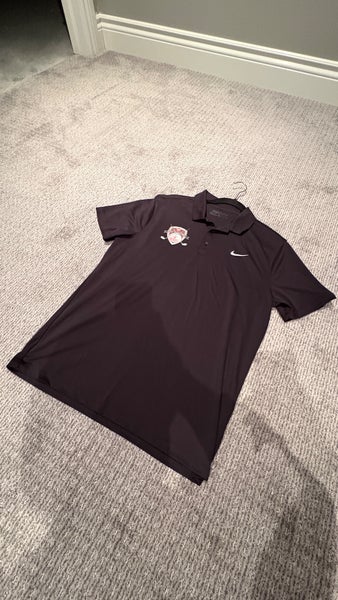 *NEW* Men's Black Nike DRI-FIT Golf Shirt - Medium