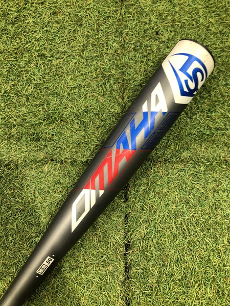 2019 Louisville Slugger Omaha 519 Alloy Bat BBCOR Certified (-3) Alloy 28 oz 31" (Used)