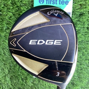 Callaway Edge Fairway 3 Wood With Regular Graphite Shaft VGC