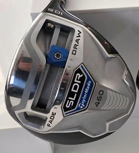 GREAT CONDITION! Taylormade SLDR 460 Draw Driver 10.5 Degree / Stiff Flex Shaft