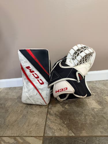 CCM Extreme Flex E6.9 Goalie Glove and Blocker