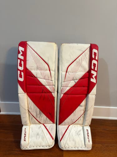 32+1 CCM EFlex 6.9 Goalie Leg Pads (Used)
