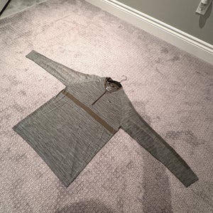 *NEW* Men’s Swamp Green DRI-FIT Long Sleeve Nike Golf Shirt - Medium