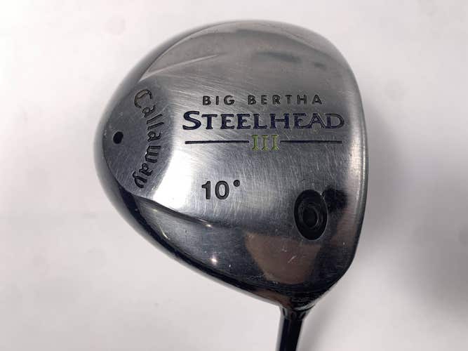 Callaway Steelhead III Driver 10* System III Firm Graphite Mens RH
