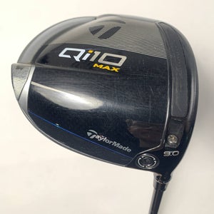 TaylorMade Qi10 MAX Driver 9* Diamana T+ Xlink Tech 60g Regular RH