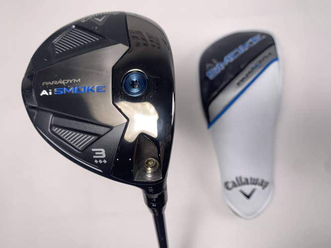 Callaway Paradym Ai Smoke TD 3 Fairway 15* HZRDUS 6.0 Gen 4 Dual Stiff RH HC